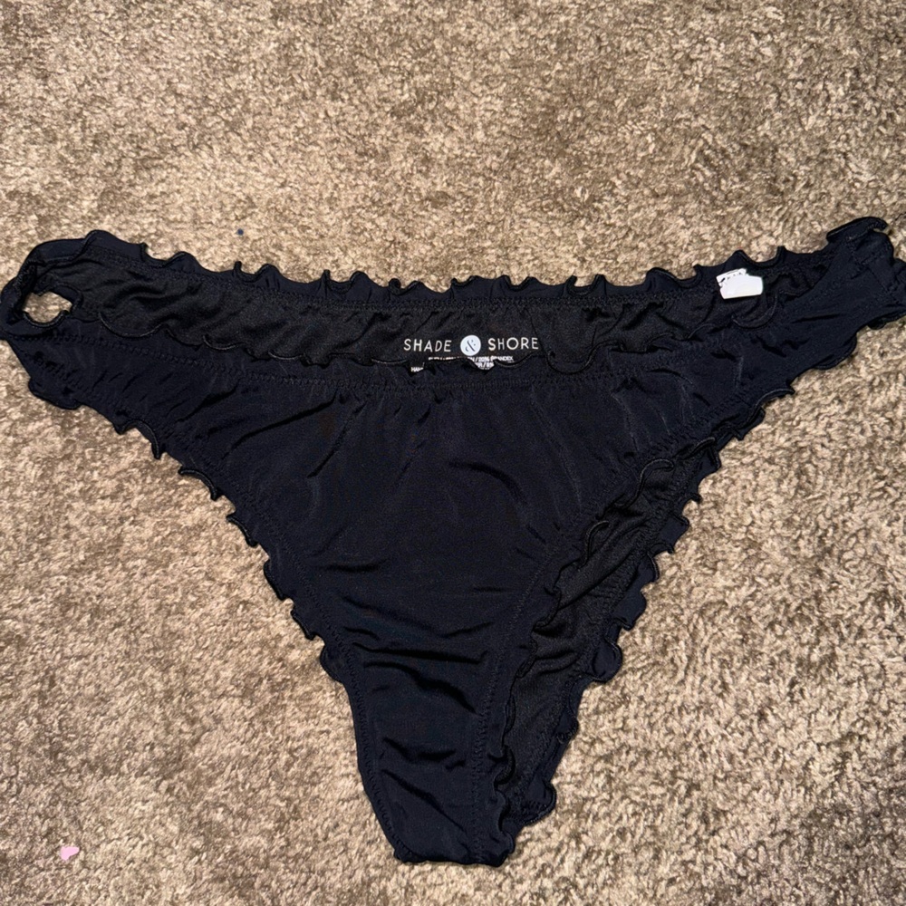 Shade and Shore cheeky ruffle bikini bottoms